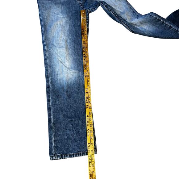 Vintage Abercrombie and Fitch 1892 denim button fly straight jeans women size 4 - Picture 4 of 10